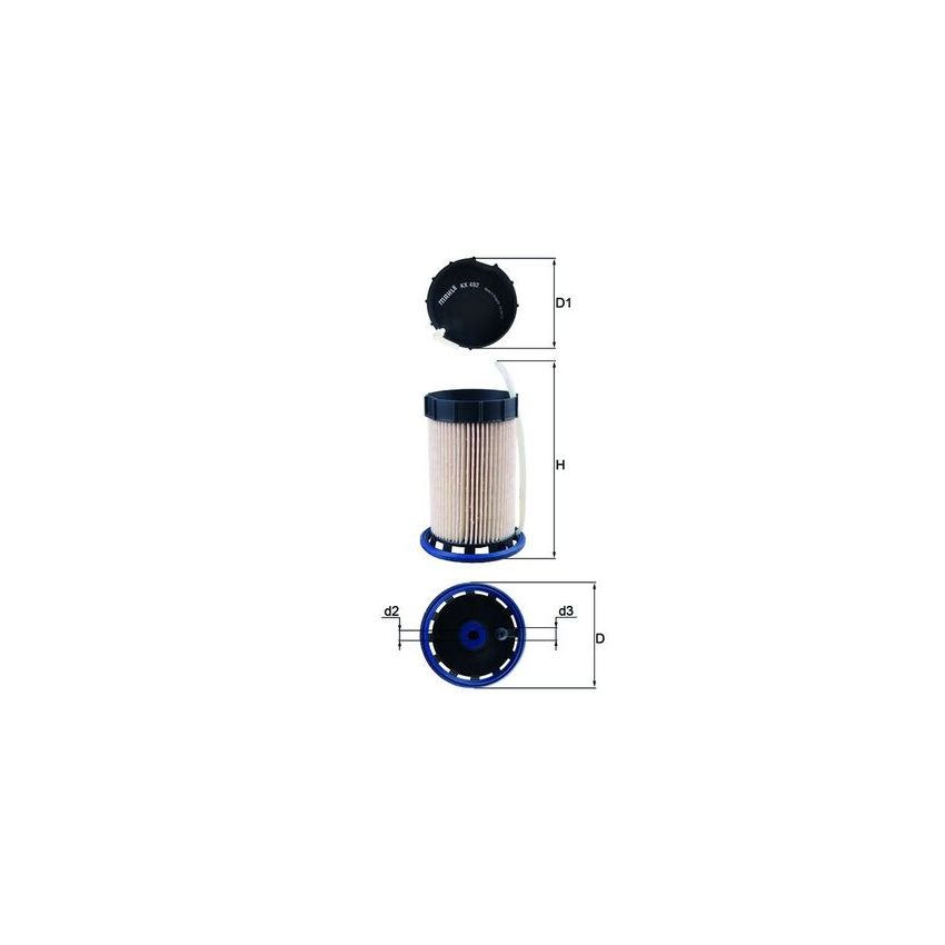 FILTR PALIWA KNEHT KX492 VW 1.6-2.0TDI 13-