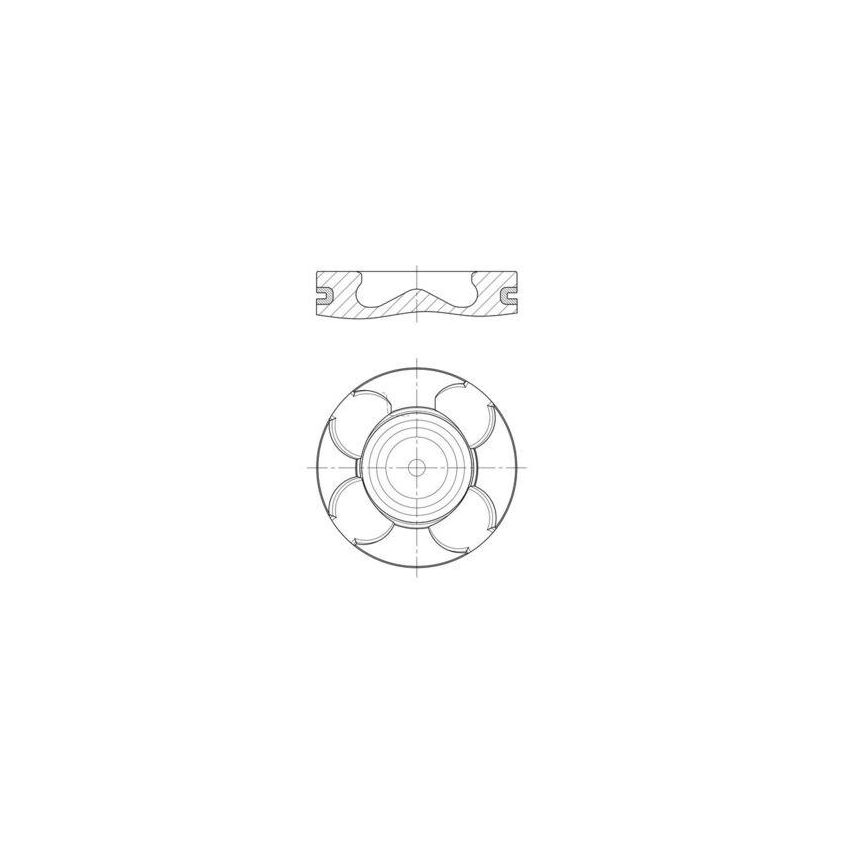 TŁOK MAHLE 007PI00172000 STD FIAT 1.3JTD/CDTI 06-