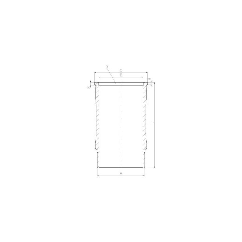 TULEJA CYLINDROWA MAHLE 001LW00143001 MERCEDES OM471