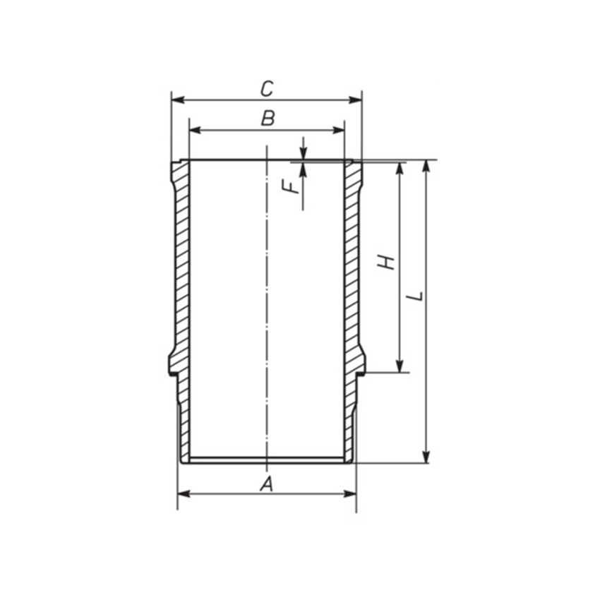 TULEJA CYLINDROWA MAHLE 021WN3000 RENAULT 1.2-1.4 89-08