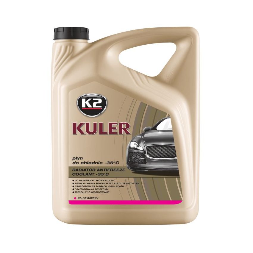 PŁYN CHŁODNICZY KULER RÓŻOWY 5L K2 T205R