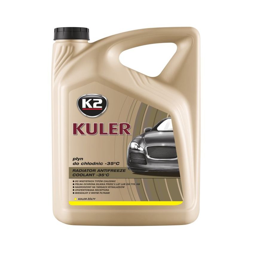PŁYN CHŁODNICZY KULER ŻÓŁTY 5L K2 T205Y