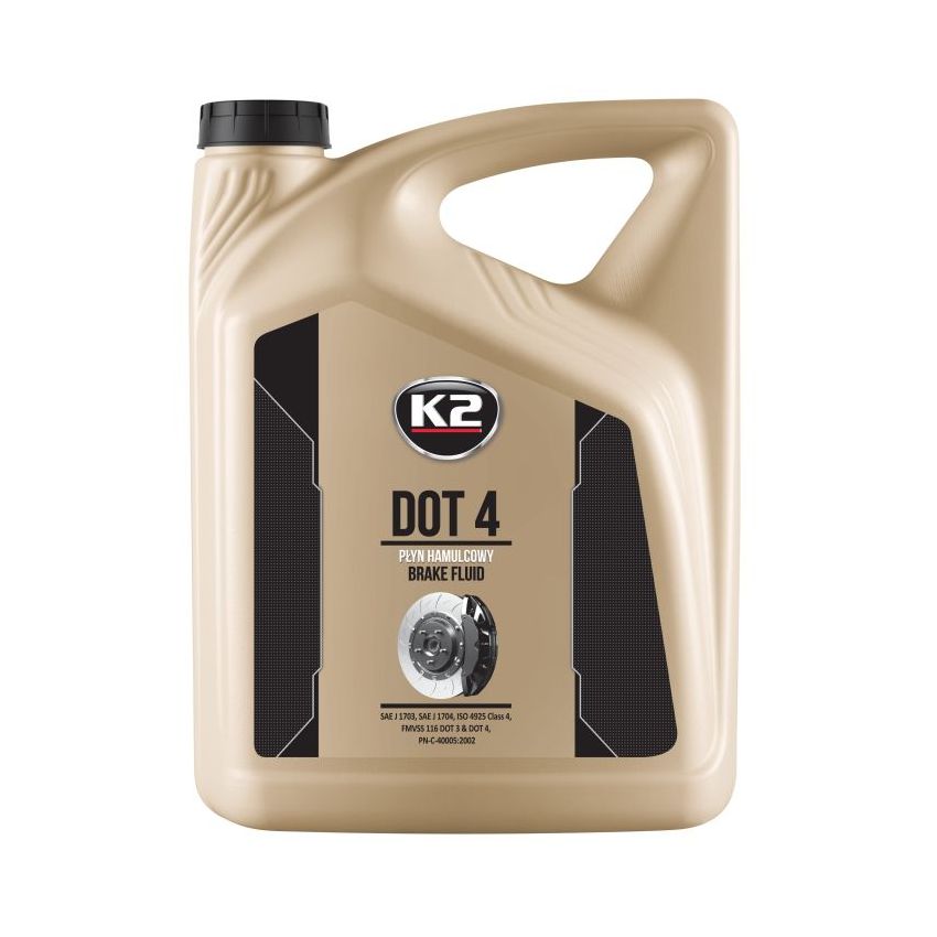 PŁYN HAMULCOWY DOT 4 5L K2 T114