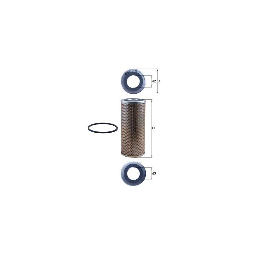 FILTR OLEJU KNEHT OX50D PERKINS 4.236 60-93