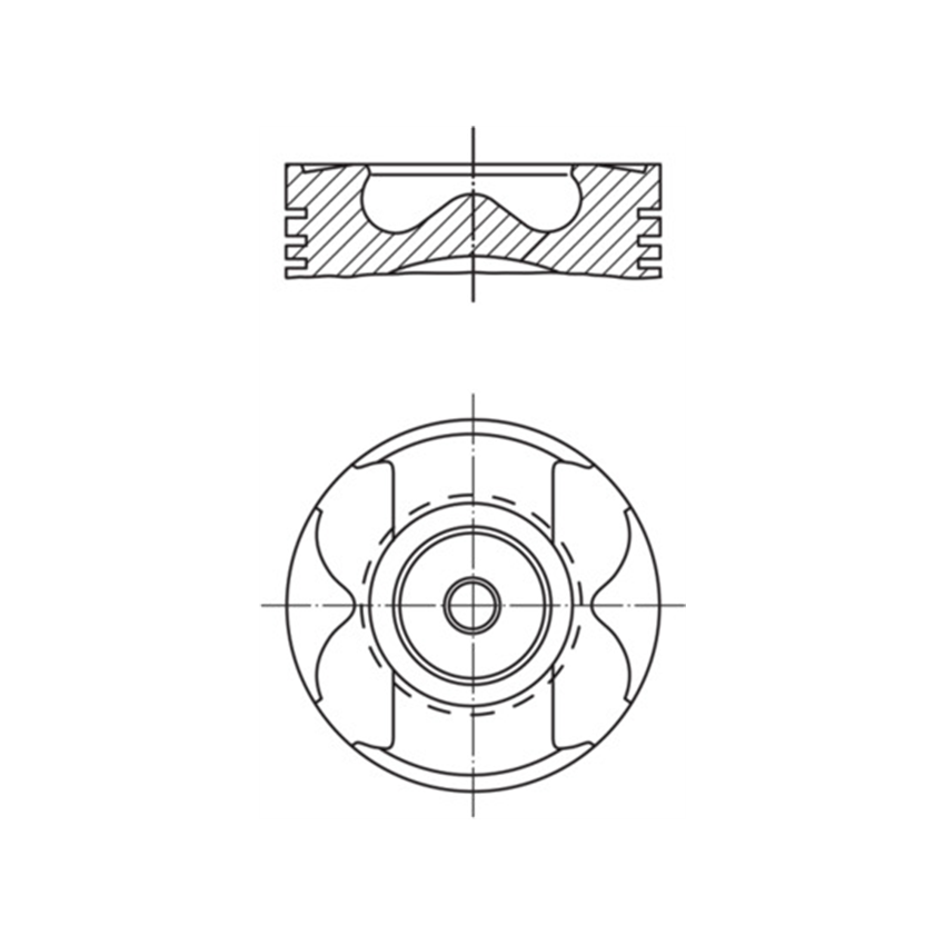 TŁOK MAHLE 001PI00182002 0.50 MERCEDES 3.0D 09-15