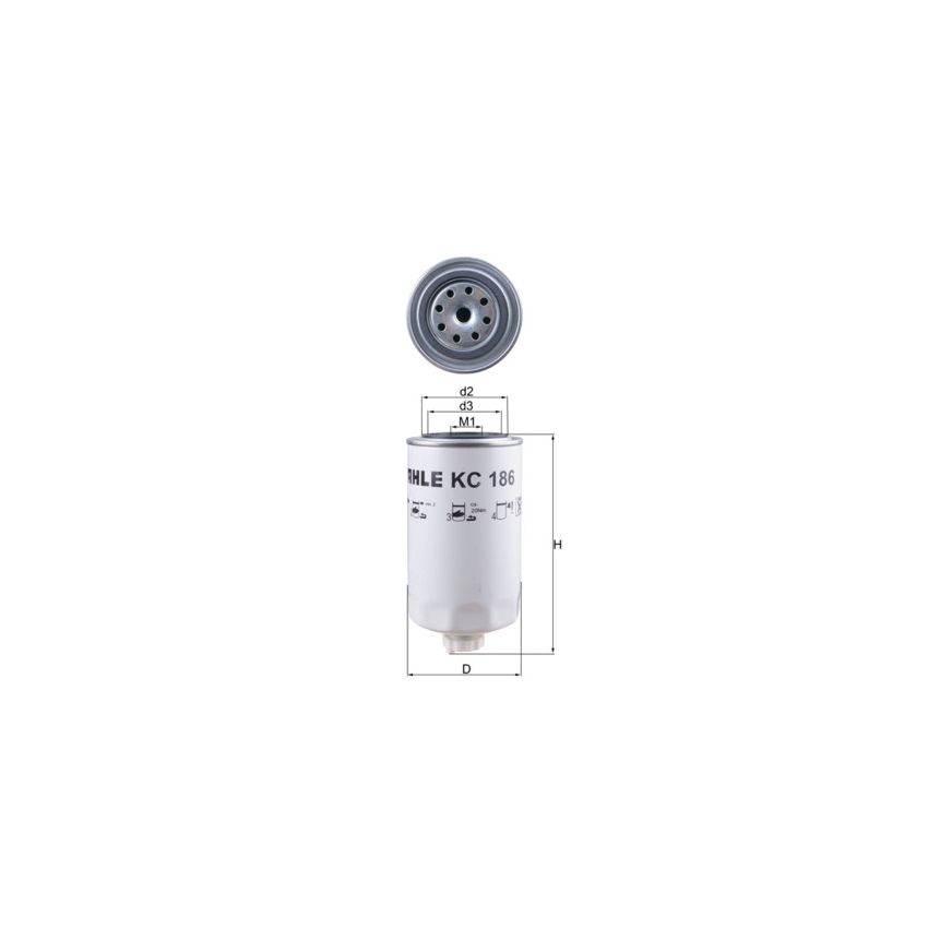 FILTR PALIWA KNEHT KC186 IVECO 8360.46