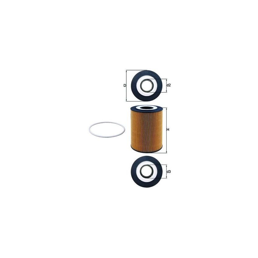 FILTR OLEJU KNEHT OX359D DAF XF