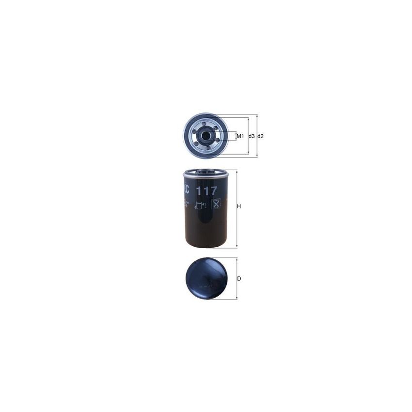 FILTR PALIWA KNEHT KC117 DAF XF