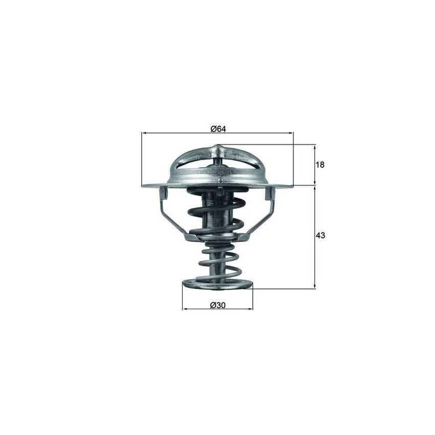 TERMOSTAT MAHLE TX11482D HYUNDAI 2.0-3.5 98-