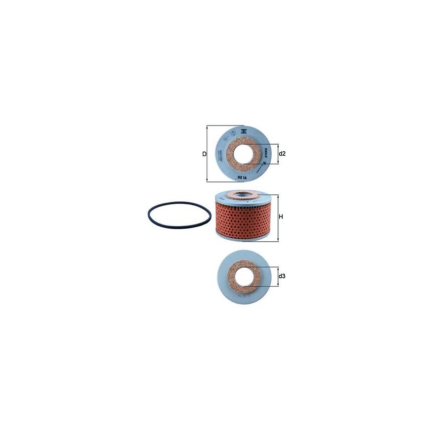 FILTR OLEJU KNEHT OX16D 4.6-5.4 95-02