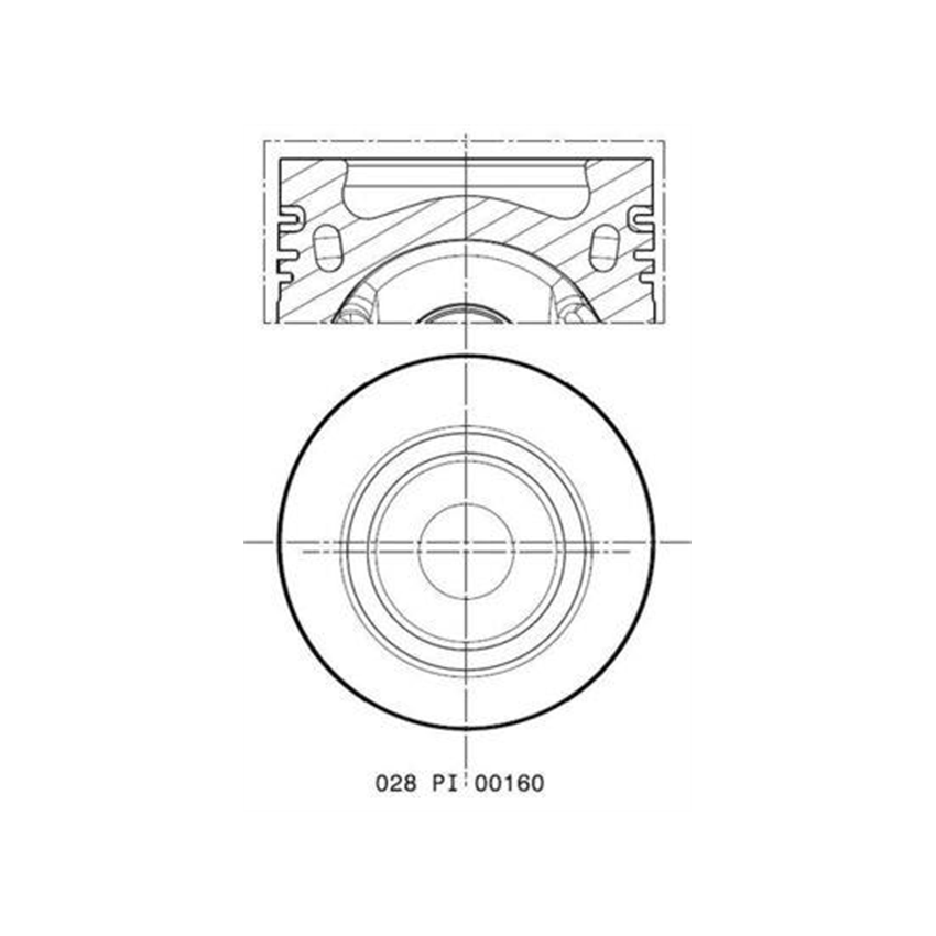 TŁOK MAHLE 028PI00160002 0.50 VW 2.0TDI 12-
