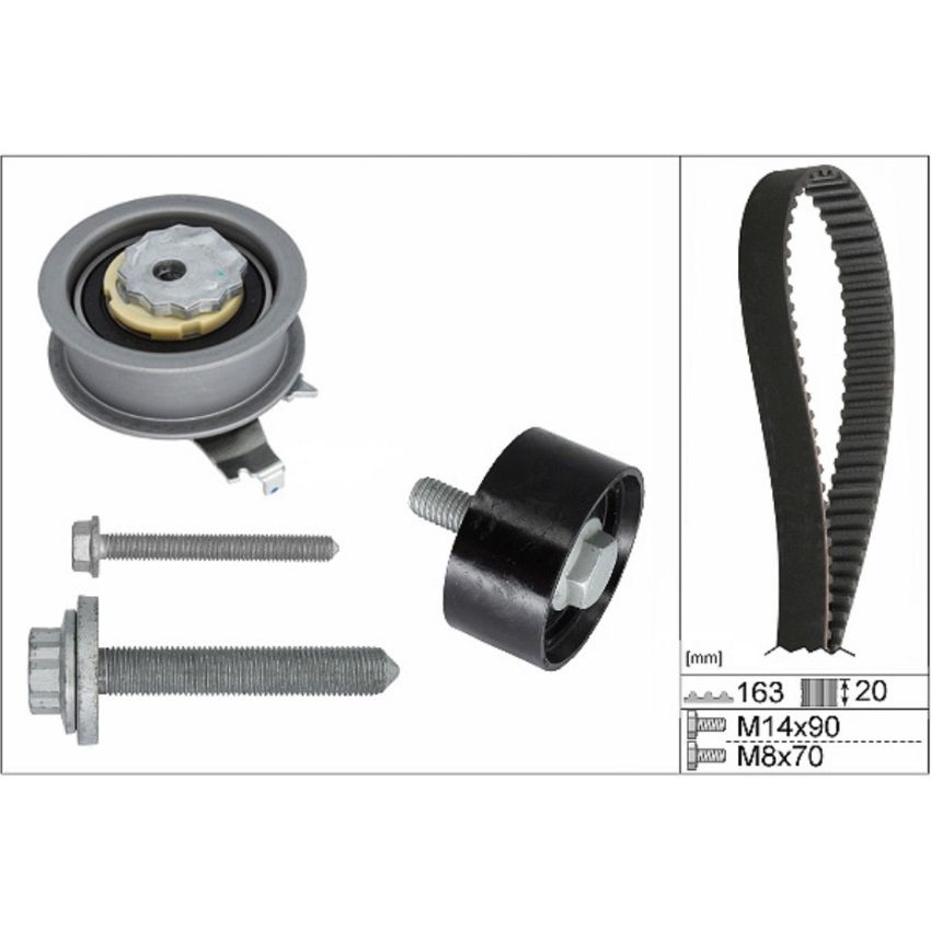 KOMPLET ROZRZĄDU INA 530071110 VW 1.5 17-