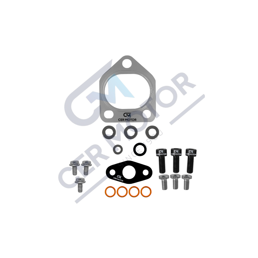 KOMPLET USZCZELEK TURBOSPRĘŻARKI CER A9716 BMW 2.5TD 97-03
