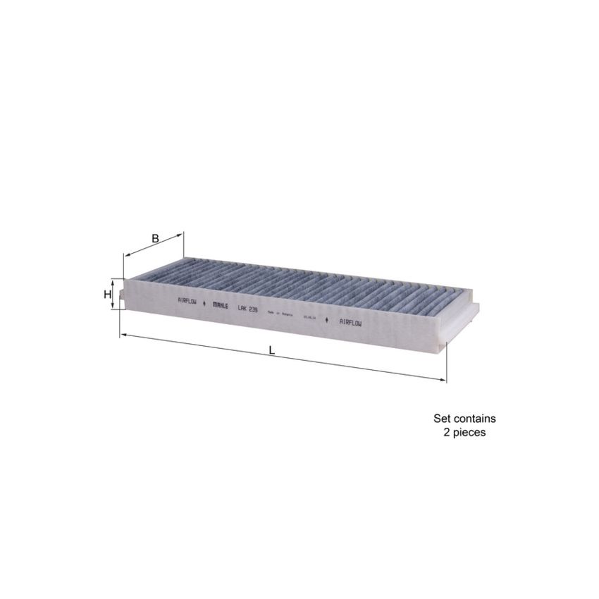 FILTR KABINOWY KNEHT LAK239/S VW 0.8-5.2 03-
