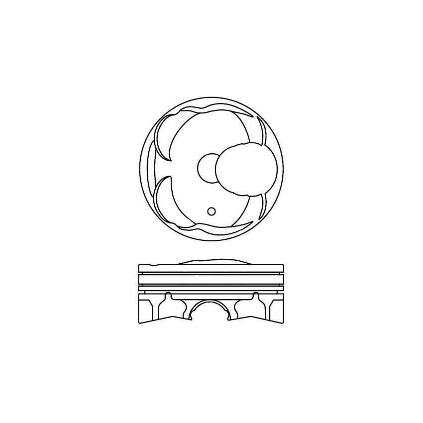 TŁOK MV PARTS P5269A STD NiSSAN 2.0 14-