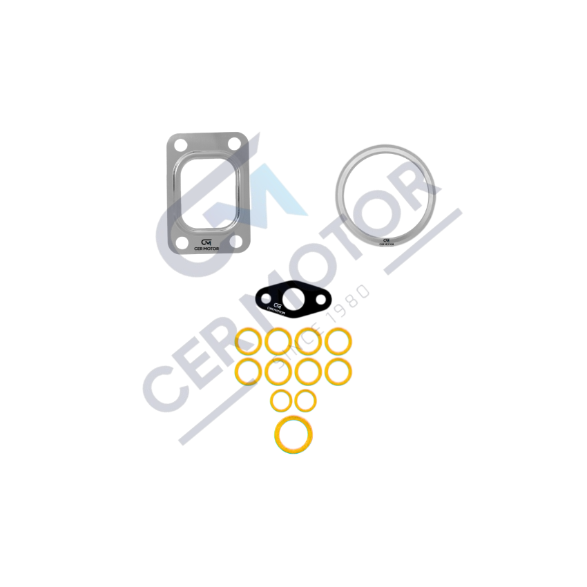 KOMPLET USZCZELEK TURBOSPRĘŻARKI CER A10255 FIAT 2.3-3.0TD 06-