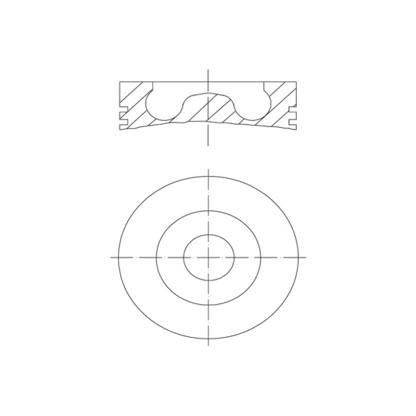 TŁOK MAHLE 0159402 0.50 FORD 2.4TD 16V 00-