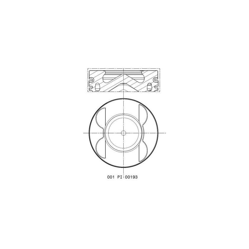 TŁOK MAHLE 001PI00193000 STD MERCEDES 2.0D OM640 04-