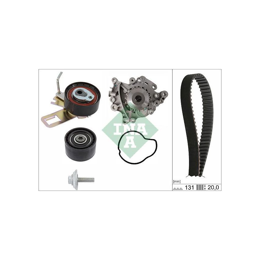 KOMPLET ROZRZĄDU INA 530076030 FORD 1.5D 14-