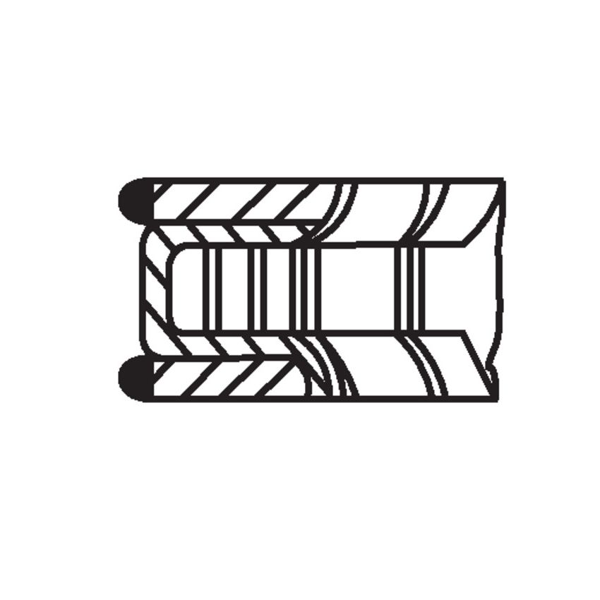 PIERŚCIENIE TŁOKOWE MAHLE 02822N1 0.50 VW 1.2/1.2/2 1.4 