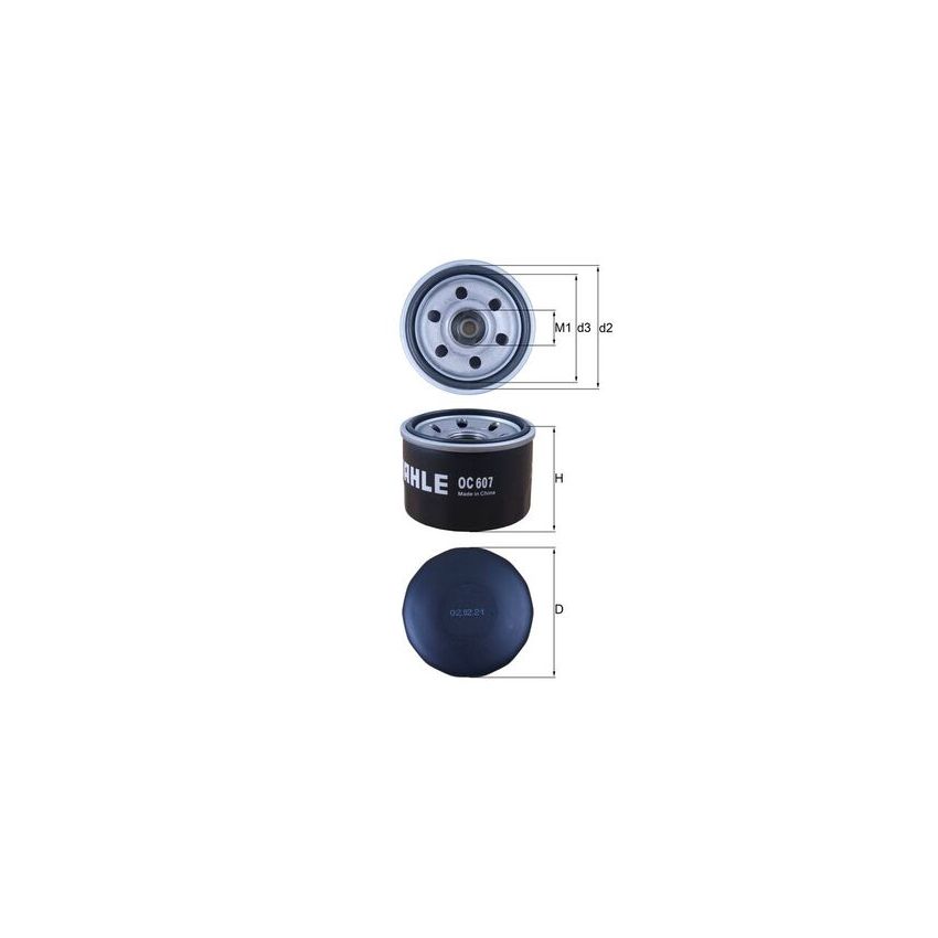 FILTR OLEJU KNEHT OC607 SMART 1.0 07-