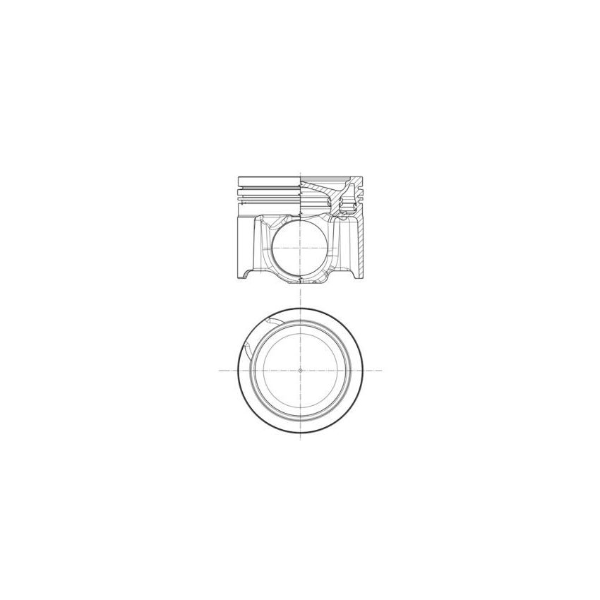 TŁOK MAHLE 001PI00197000 STD MERCEDES OM471 13-