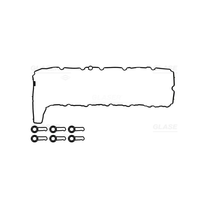 KOMPLET USZCZELEK POKRYWY ZAWORÓW GLASER V90314-01 BMW 3.0D 15-
