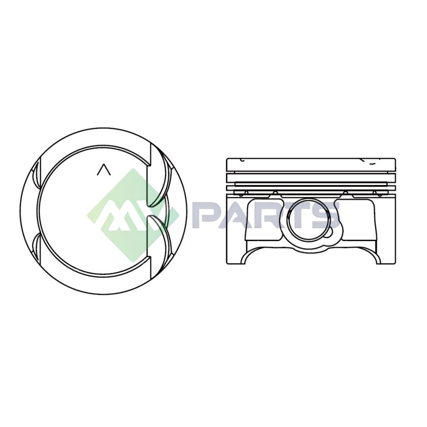 TŁOK MV PARTS P5328A STD RENAULT 2.0 11-