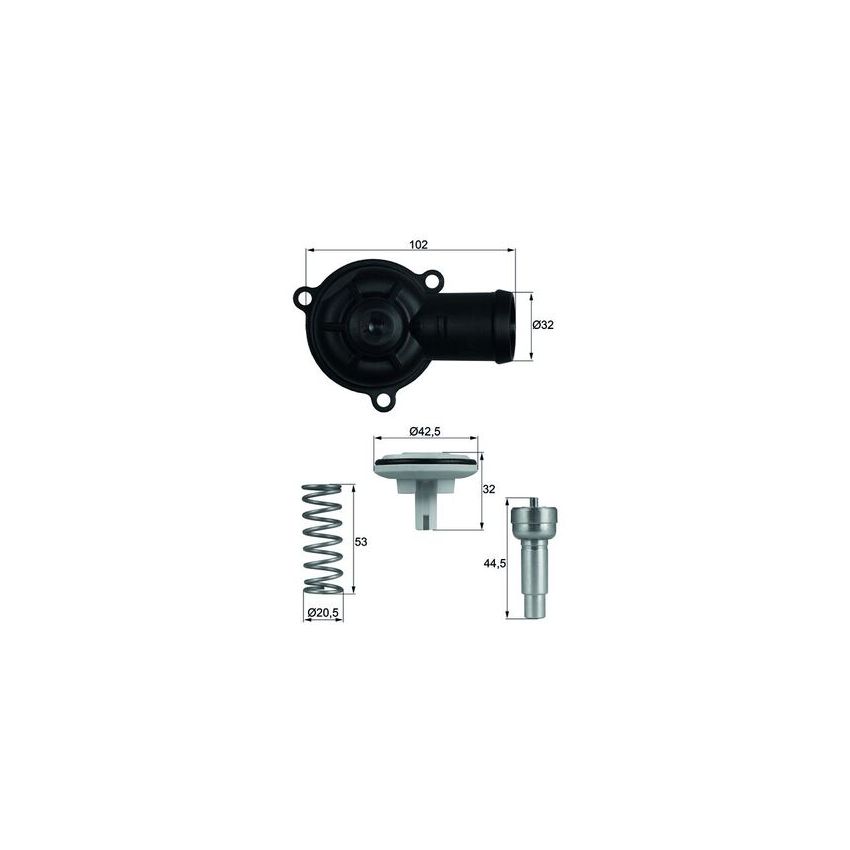 TERMOSTAT MAHLE TI22087D VW 1.2-1.6 02-