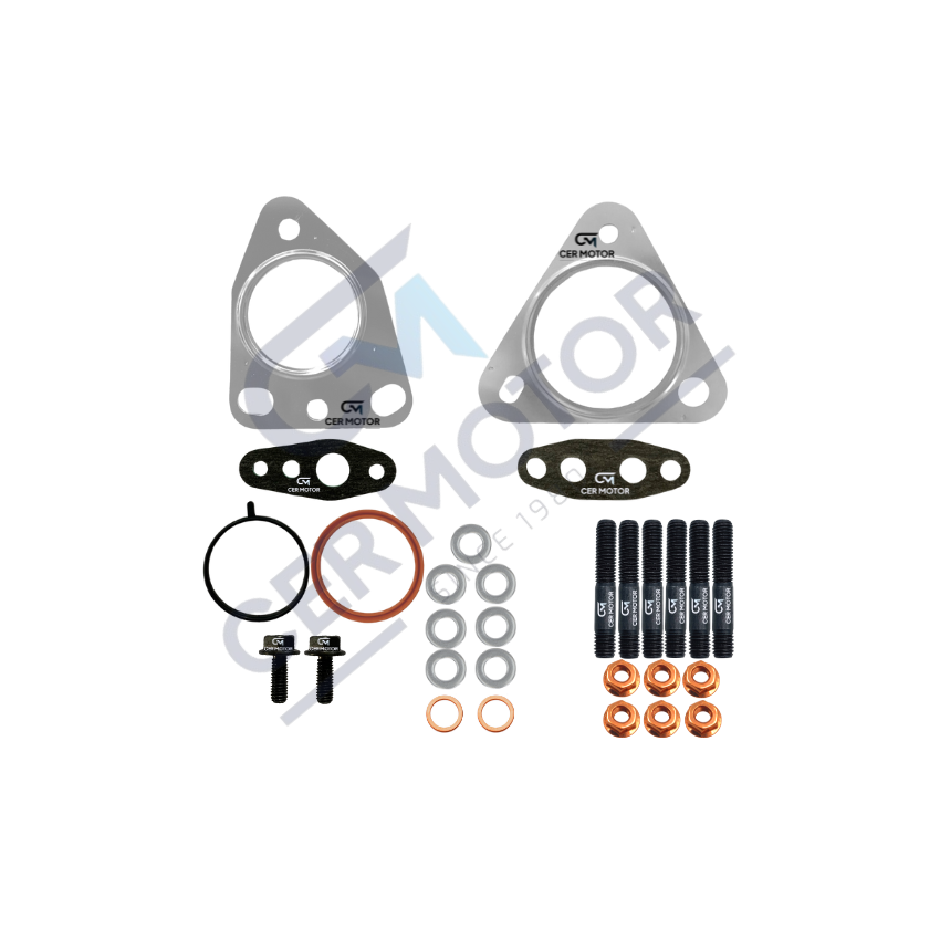 KOMPLET USZCZELEK TURBOSPRĘŻARKI CER A11814 RENAULT 2.0DCI 05-