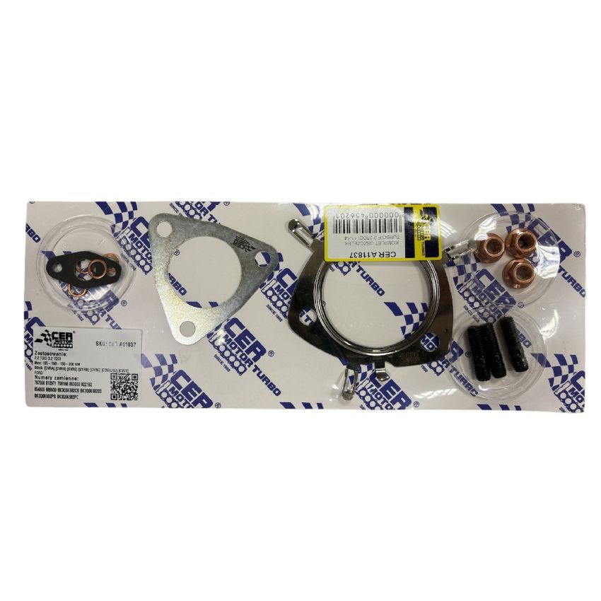 KOMPLET USZCZELEK TURBOSPRĘŻARKI CER A11837 FORD 2.2TDCI 11-14