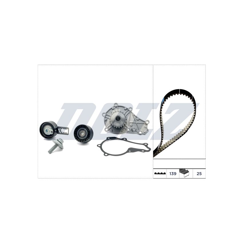 KOMPLET ROZRZĄDU DOLZ KD160 PSA 1.4D 09-