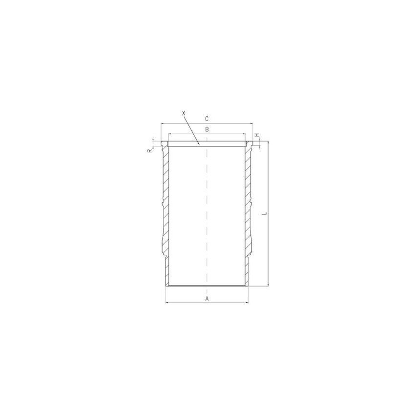 TULEJA CYLINDROWA MAHLE 001LW00142001 MERCEDES OM470 12-
