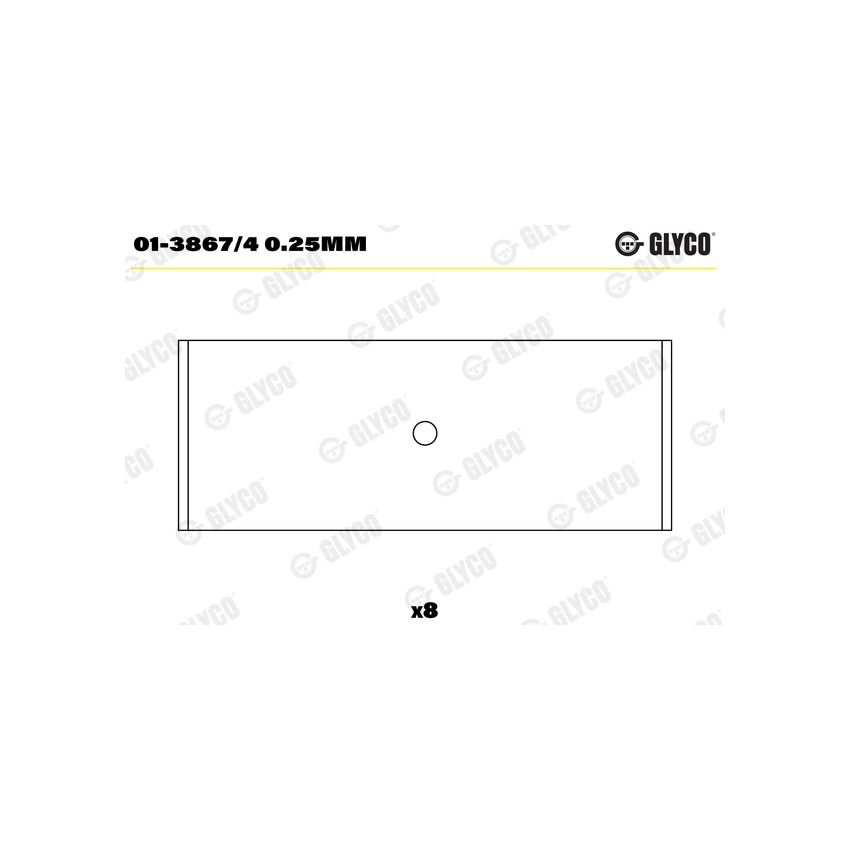 PANEWKI KORBOWODOWE GLYCO 0138674 0.25 VW 1.6  98- 