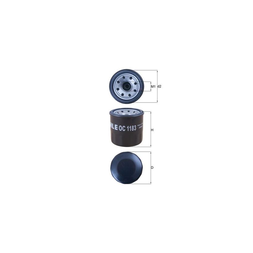 FILTR OLEJU KNEHT OC1183 MAZDA 1.5-2.5 13-