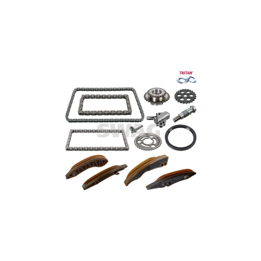 ZESTAW ŁAŃCUCHA POMPY WTRYSKOWEJ SWAG 33104296 BMW 1.5-3.0 14-