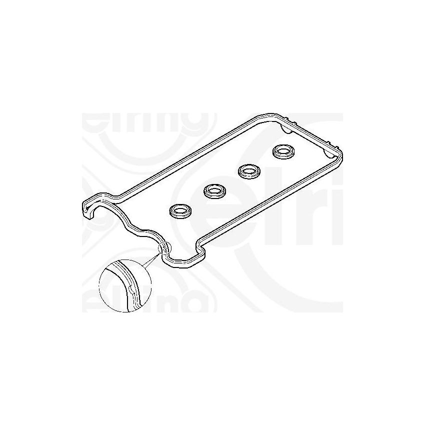 KOMPLET USZCZELEK POKRYWY ZAWORÓW ELRING 475860 MERCEDES 4.2-5.0 92-01