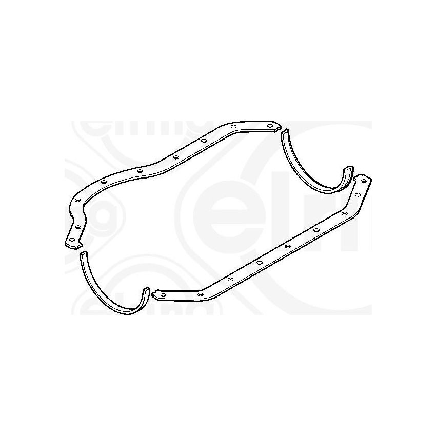 USZCZELKA MISKI OLEJU ELRING 088863 MERCEDES OM314 65-