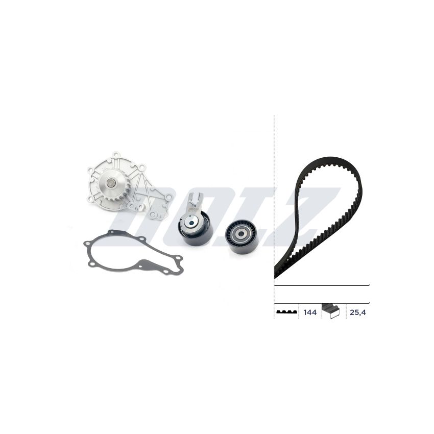 KOMPLET ROZRZĄDU DOLZ KD015 PSA 1.4D 01-