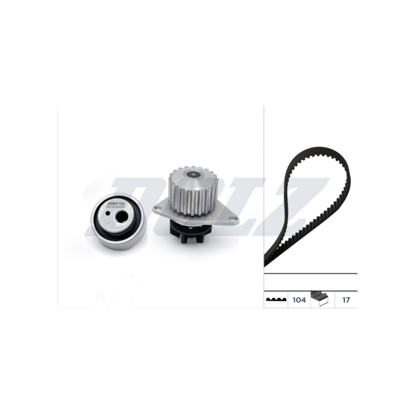KOMPLET ROZRZĄDU DOLZ KD006 PSA 1.0-1.3 84-