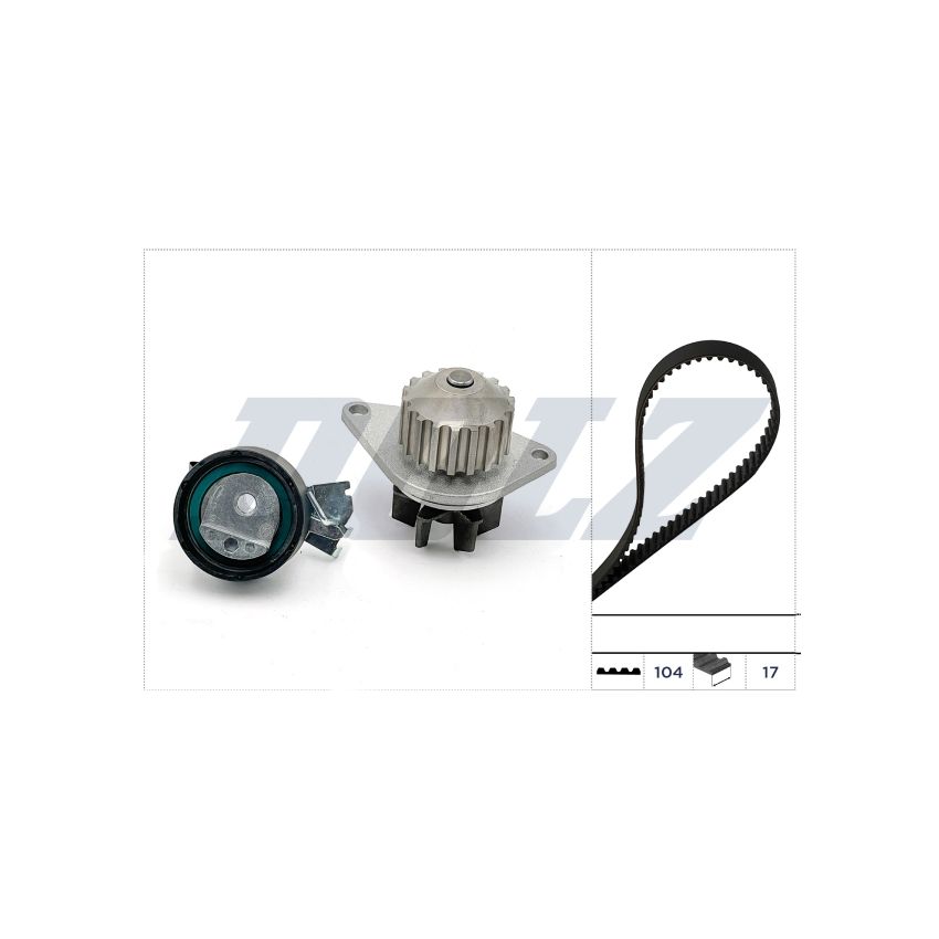KOMPLET ROZRZĄDU DOLZ KD057 PSA 1.4 93-