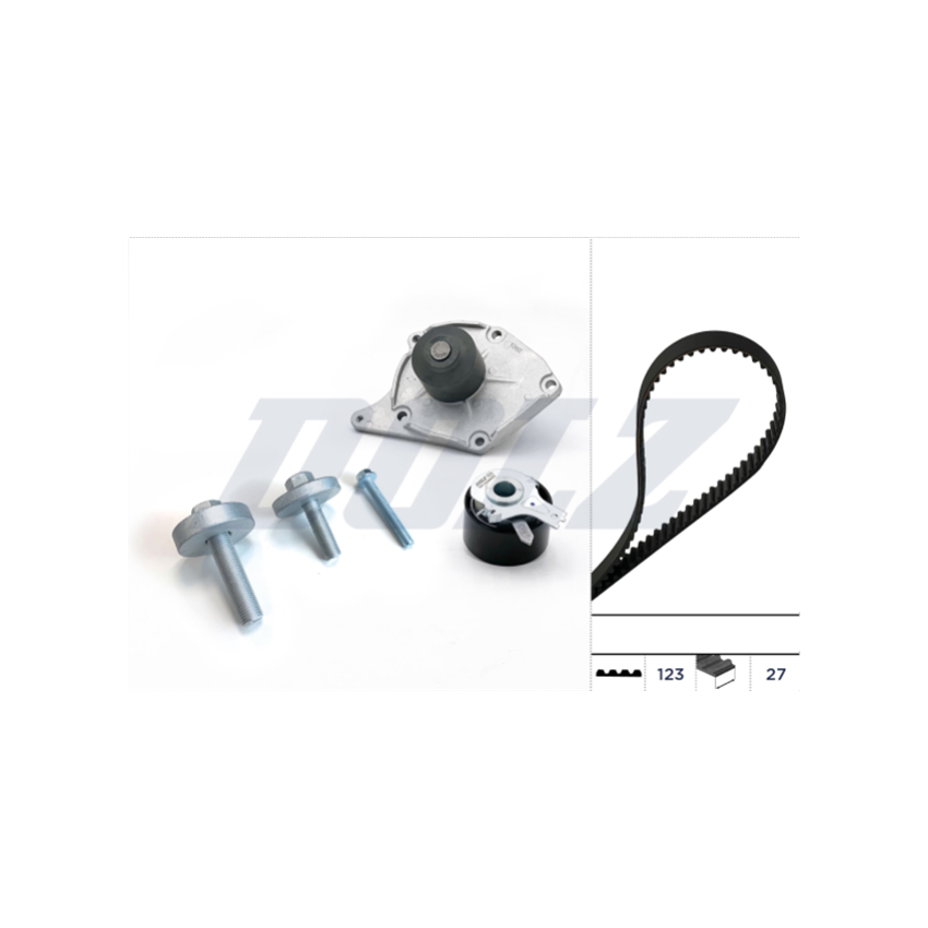 KOMPLET ROZRZĄDU DOLZ KD003 RENAULT 1.5DCi 01-