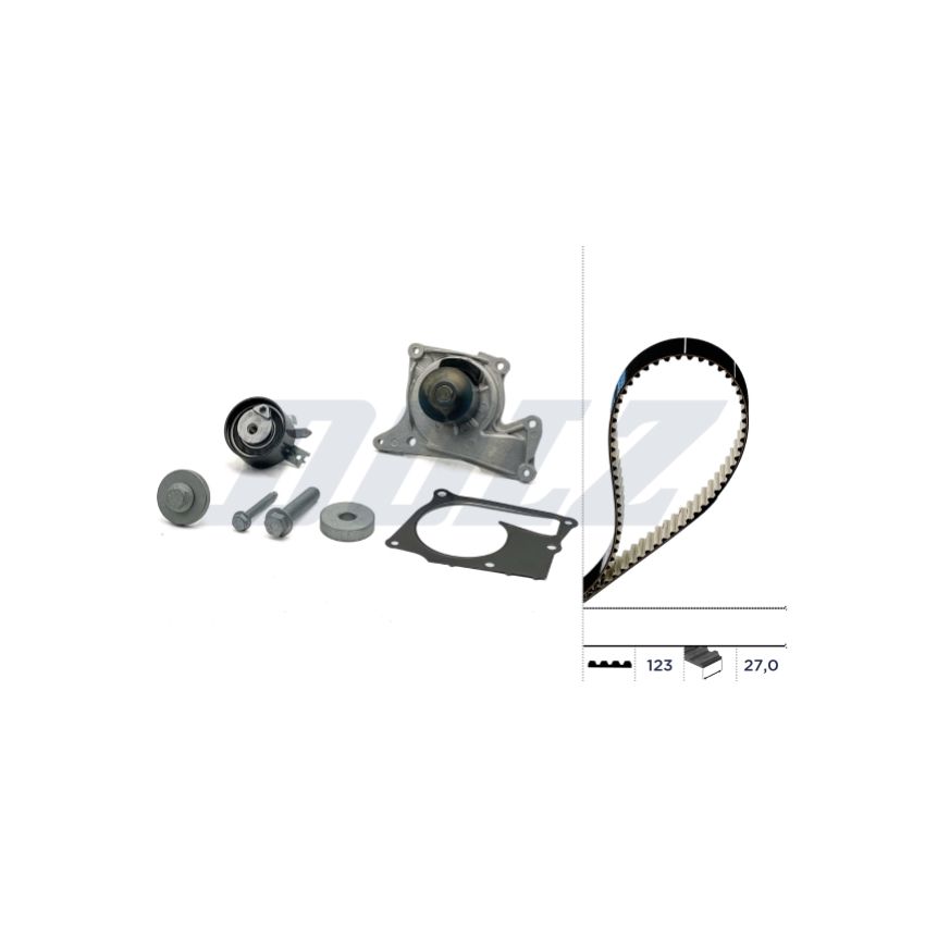 KOMPLET ROZRZĄDU DOLZ KD103 RENAULT 1.5DCi 08-