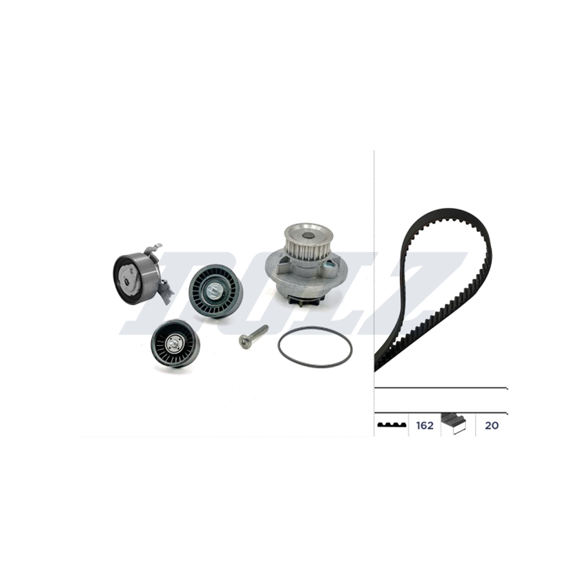 KOMPLET ROZRZĄDU DOLZ KD081 OPEL 1.4-1.8 93-