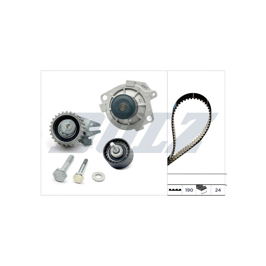 KOMPLET ROZRZĄDU DOLZ KD045 OPEL 1.9D 03-
