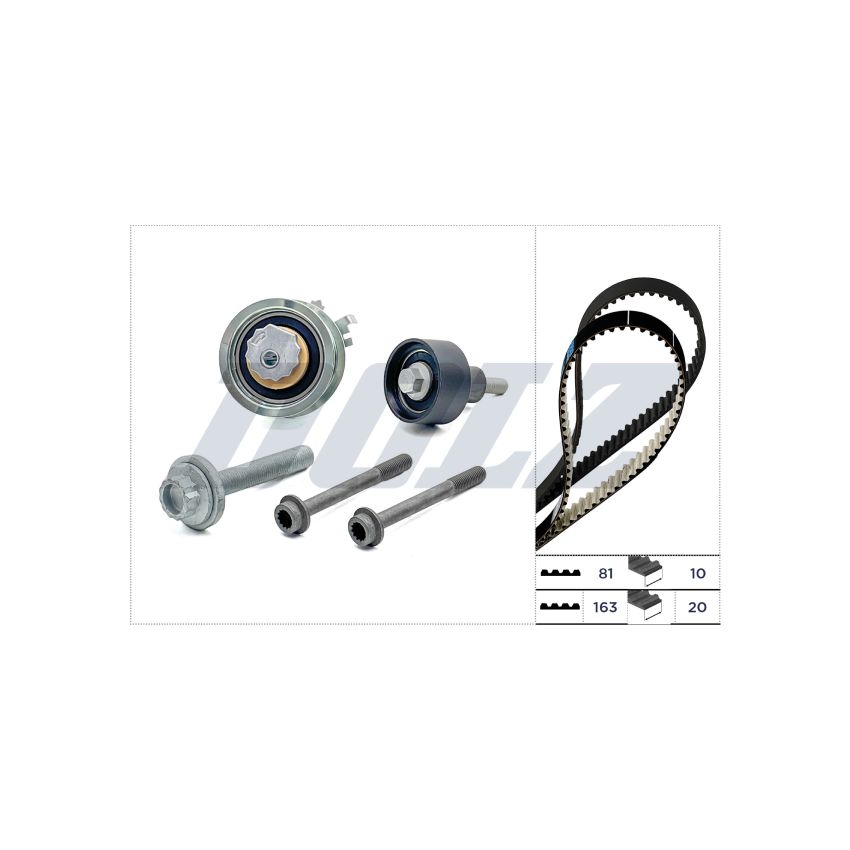 KOMPLET ROZRZĄDU DOLZ SKD149 VW 1.0-1.4 12-