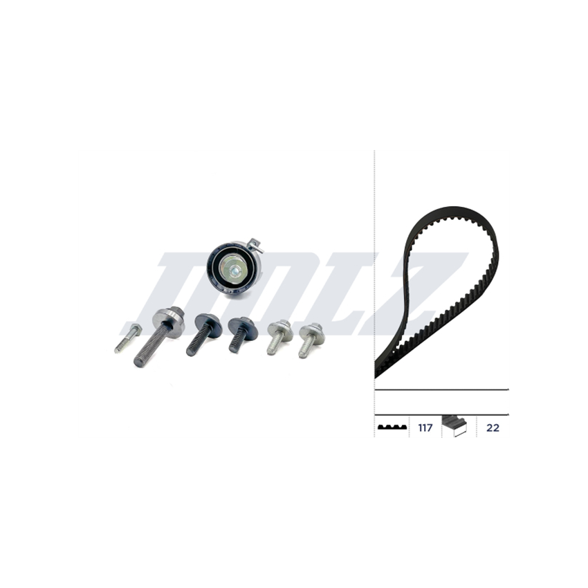 KOMPLET ROZRZĄDU DOLZ SKD070 FORD 1.2-1.6 02-