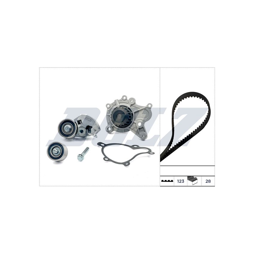 KOMPLET ROZRZĄDU DOLZ KD183 HYUNDAI 1.5-2.2D 01-