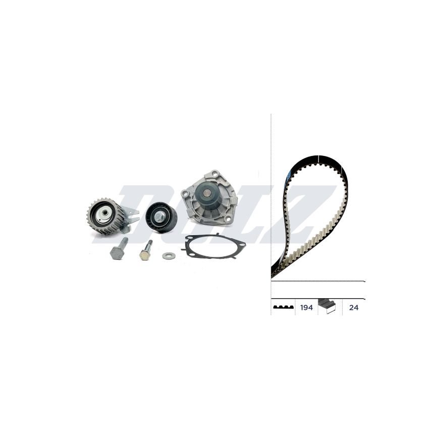 KOMPLET ROZRZĄDU DOLZ KD109 FIAT 1.6D 08-
