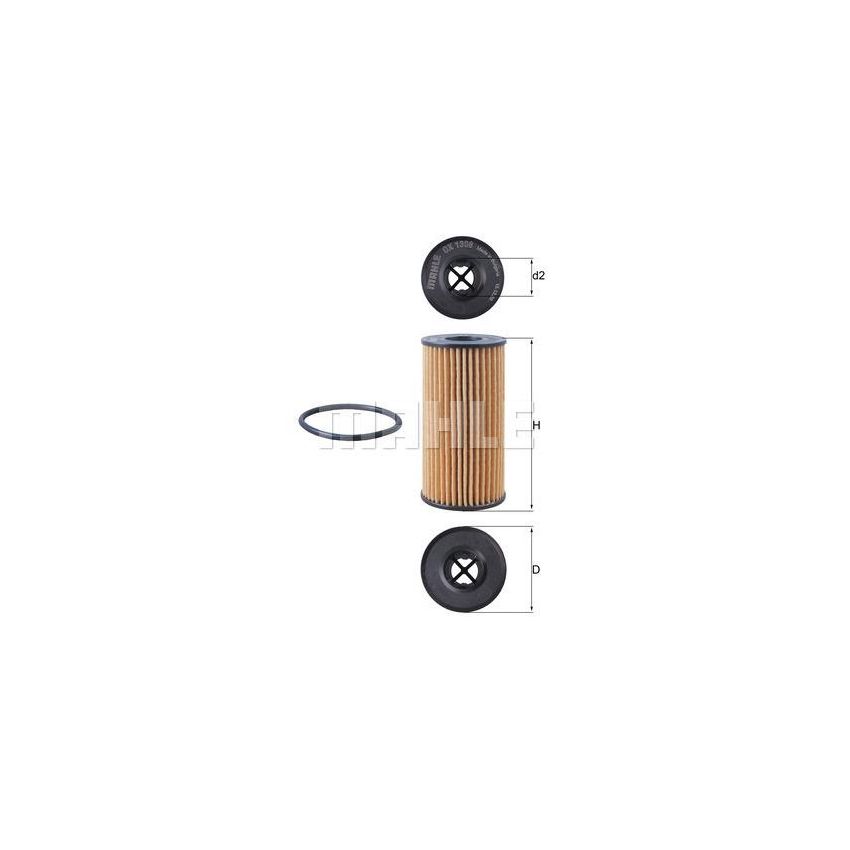 FILTR OLEJU KNEHT OX1308D RENAULT 1.5-2.0 19-